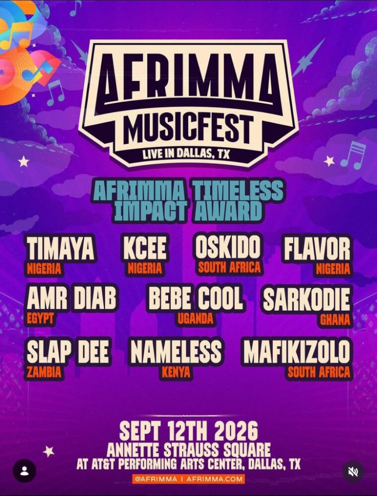 AFRIMMA 2026 Unveils Timeless Impact Award Nominees